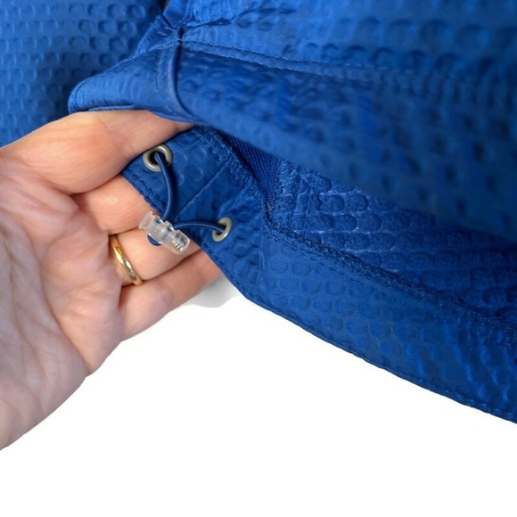 Nike Womens Sphere Pro Soft Shell Running Jacket Blue with Yellow Accents Small - Picture 12 of 16